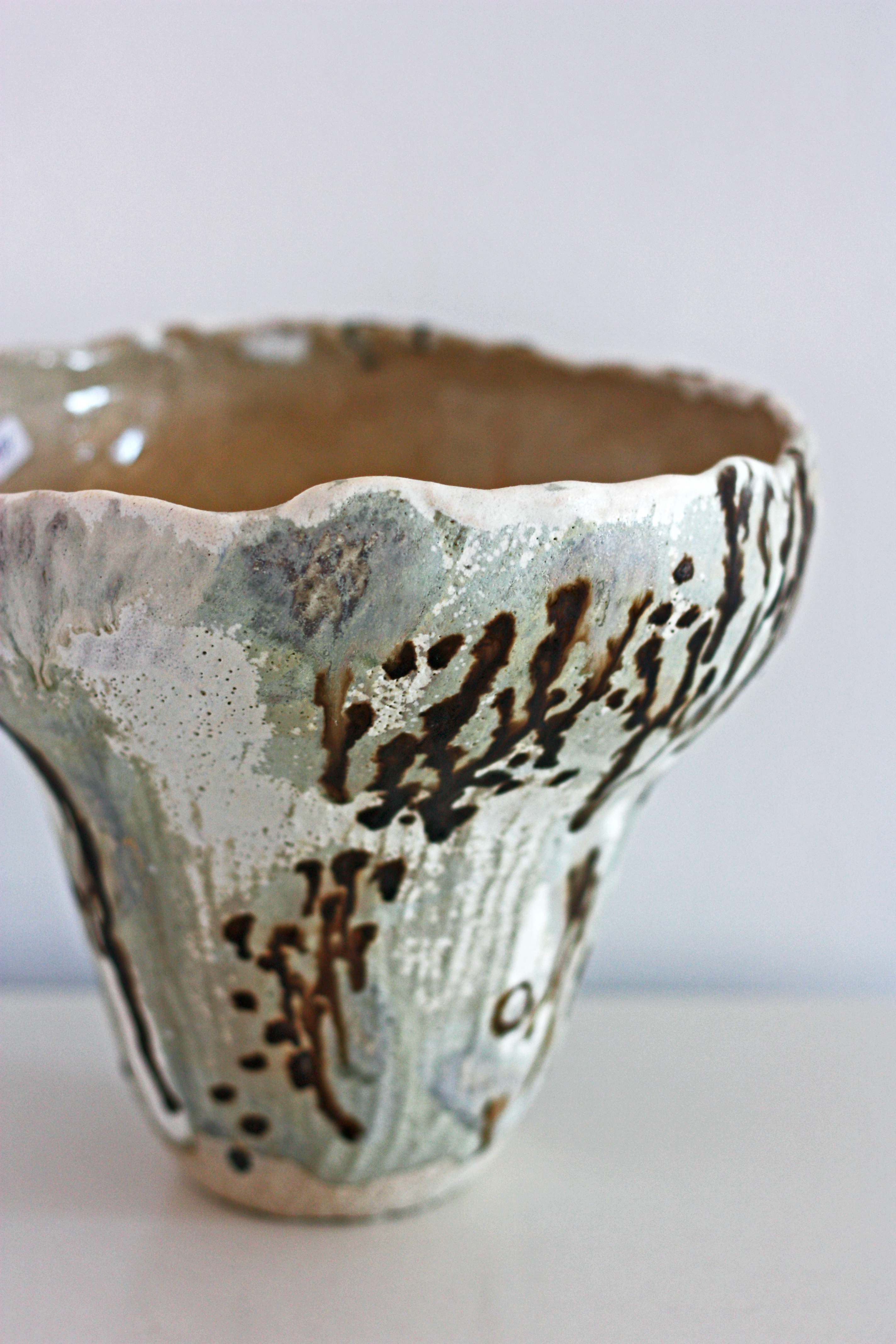 Ceramic cups displayed together