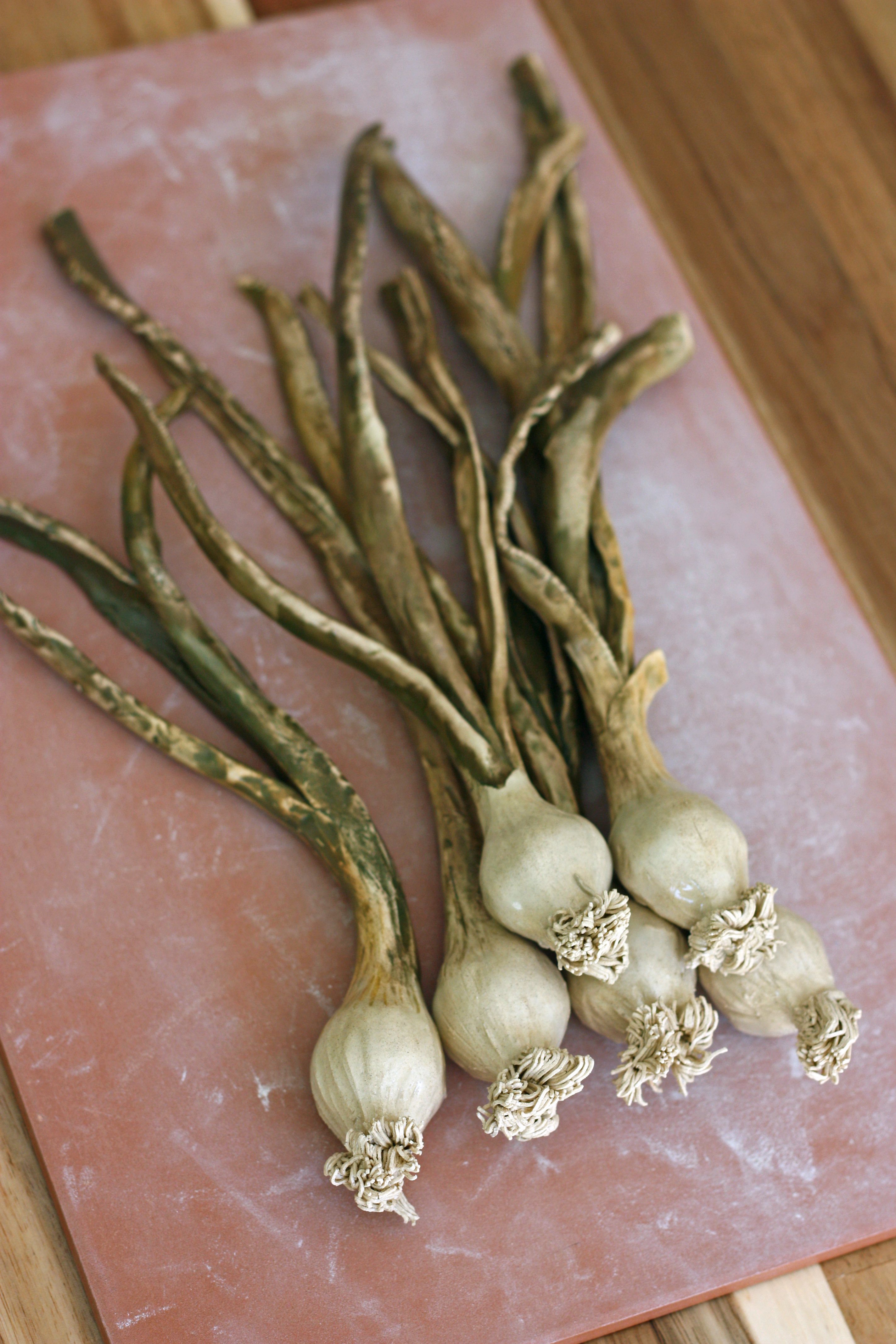 Stoneware pitcher with subtle glaze variation