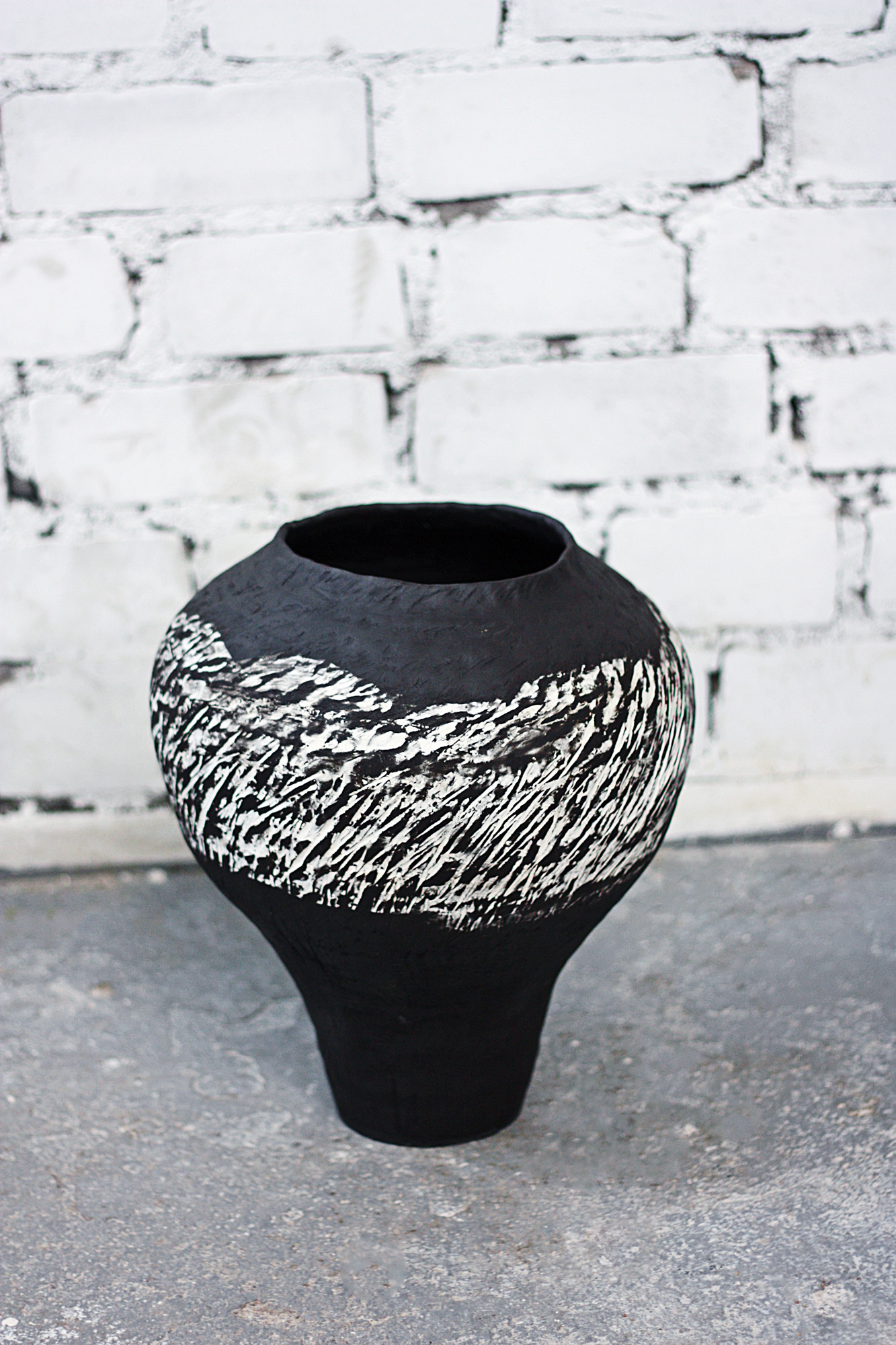 Glazed bowls arranged in a cozy studio setting